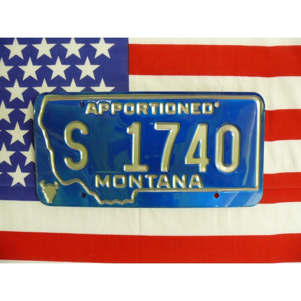Americká spz Montana s1740