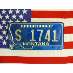 Americká spz Montana s1741