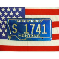 Americká spz Montana s1741