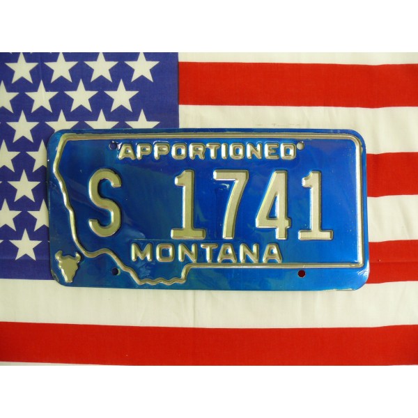 Americká spz Montana s1741