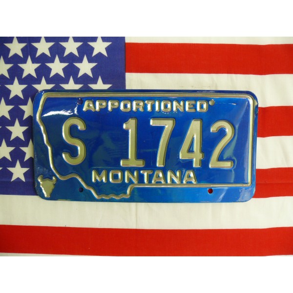 Americká spz Montana s1742