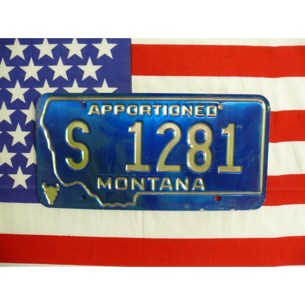 Americká spz Montana s1281