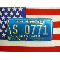 Americká spz Montana s0771
