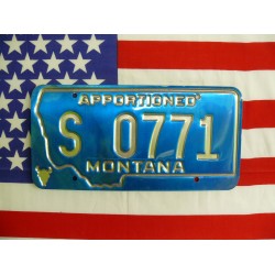 Americká spz Montana s0771
