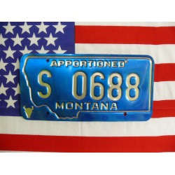 Americká spz Montana s0688b