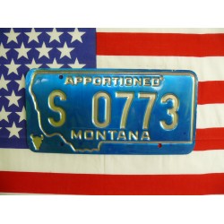 Americká spz Montana s0733