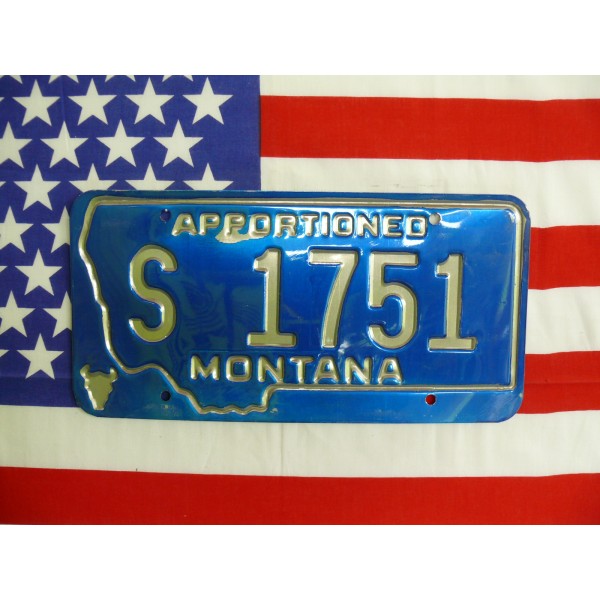 Americká spz Montana s1751