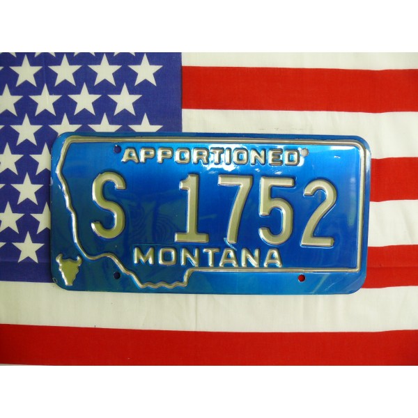 Americká spz Montana s1752