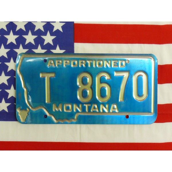 Americká spz Montana t8670
