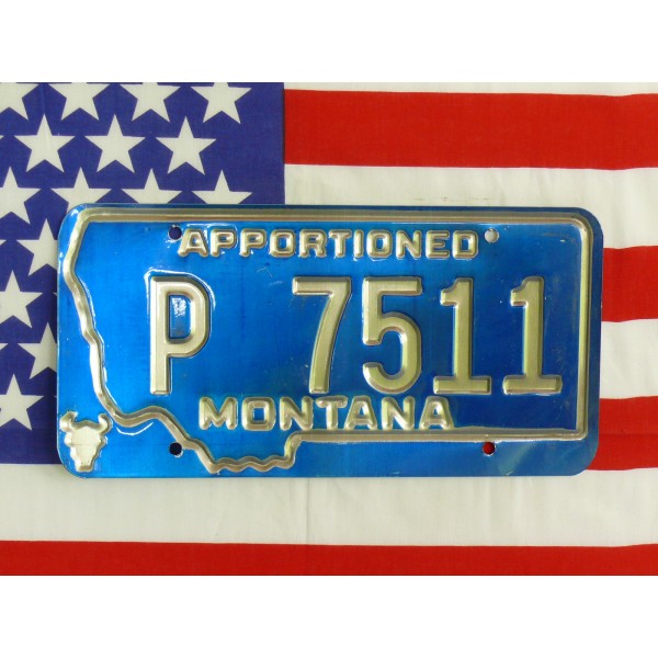Americká spz Montana p7511