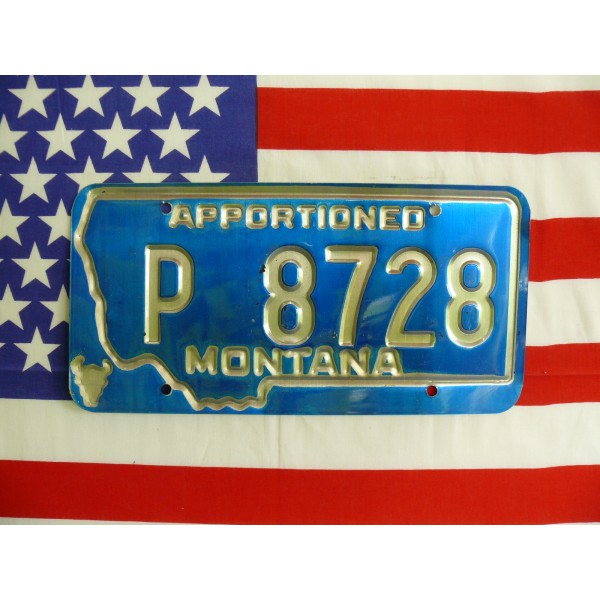 Americká spz Montana p8728