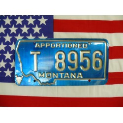 Americká spz Montana t8956