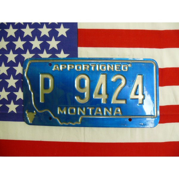 Americká spz Montana p9424