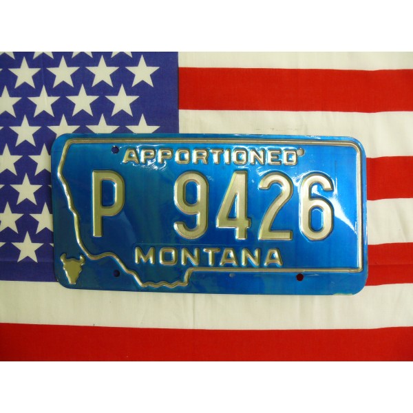 Americká spz Montana p9426