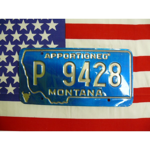 Americká spz Montana p9428