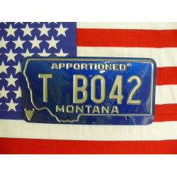 Americká spz Montana tb042