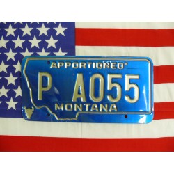 Americká spz Montana pa055