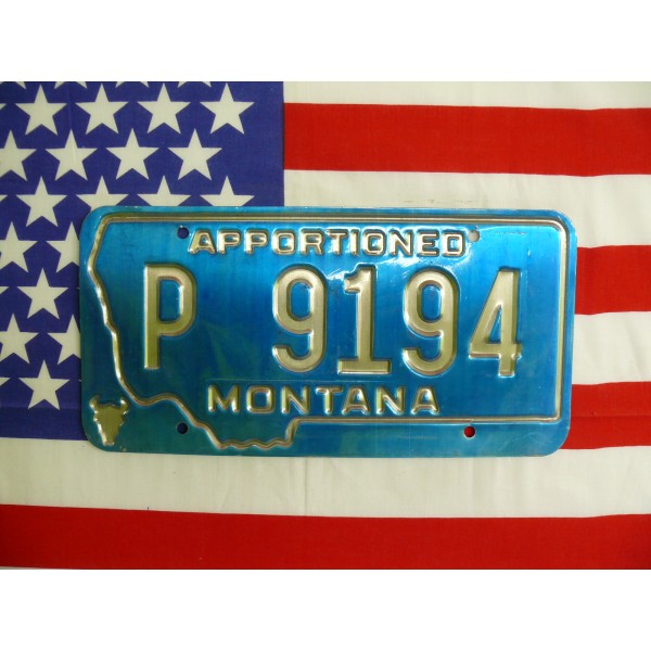Americká spz Montana p9194