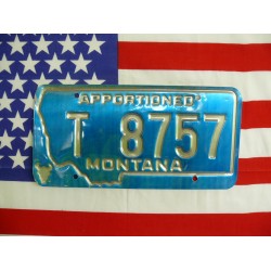 Americká spz Montana t8757