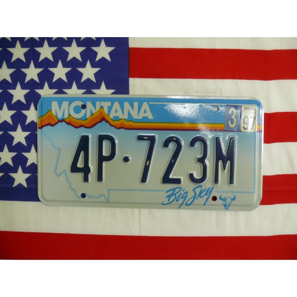Americká spz Montana 4p 723m