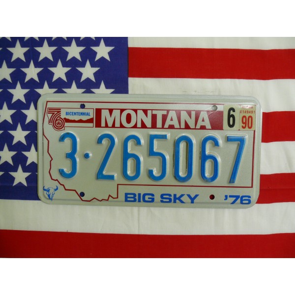 Americká spz Montana 3 265067