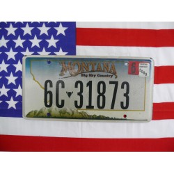 Americká spz Montana 6c 31873