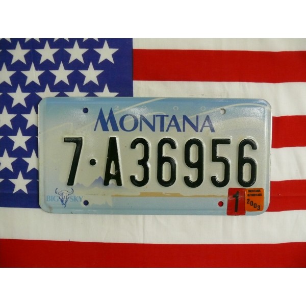 Americká spz Montana 7-a36956
