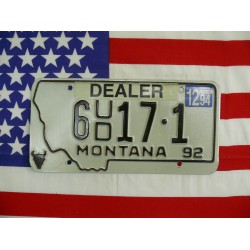 Americká spz Montana 6ud17-1