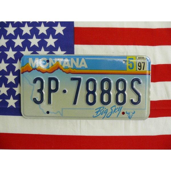 Americká spz Montana 39-7888s
