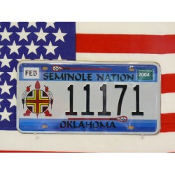 Replika americké poznávací značky