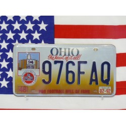 Replika americké poznávací značky