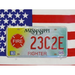 Replika americké poznávací značky