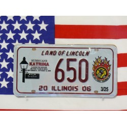 Replika americké poznávací značky