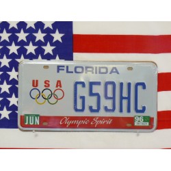 Replika americké poznávací značky