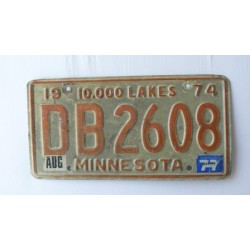 Americká spz Minnesota