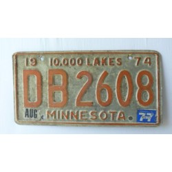 Americká spz Minnesota