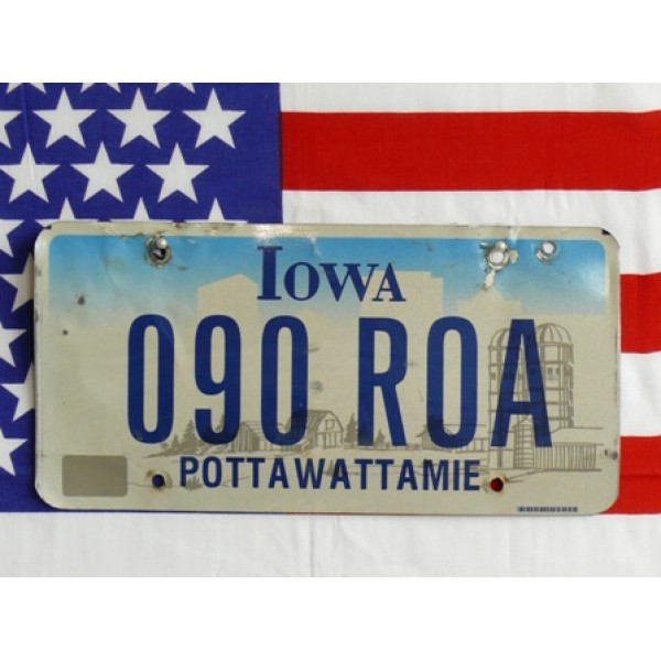Americká registrační značka Iowa