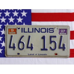 Americká spz Illinois