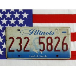 Americká spz Illinois