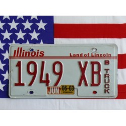 Americká spz Illinois