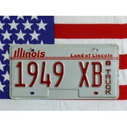 Americká spz Illinois