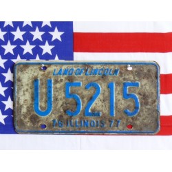 Americká spz Illinois