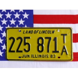 Americká spz Illinois