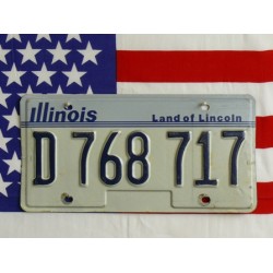 Americká spz Illinois