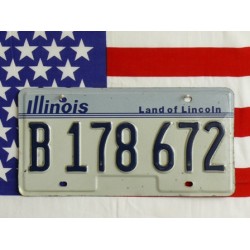 Americká spz Illinois