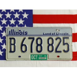 Americká spz Illinois