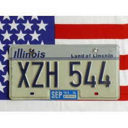 Americká spz Illinois