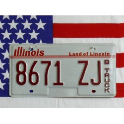 Americká spz Illinois