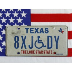 Americká poznávací značka Texas