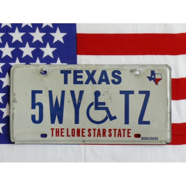 Americká poznávací značka Texas